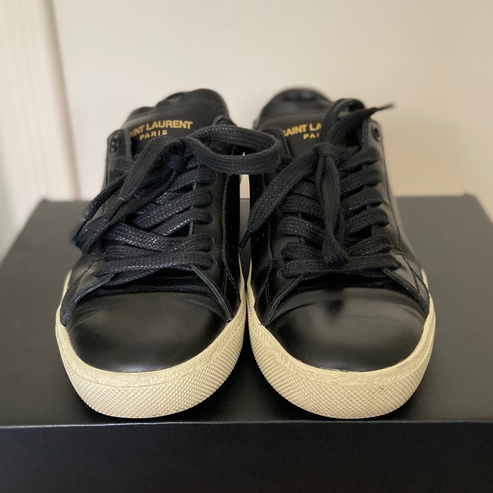 Saint Laurent leather sneakers